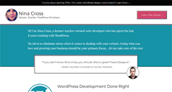 Desktop Screenshot of ninacross.com